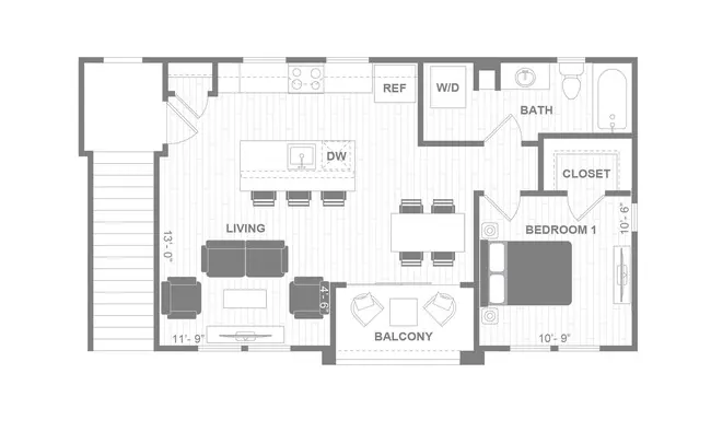 Unit Q202 Q202 floor plan