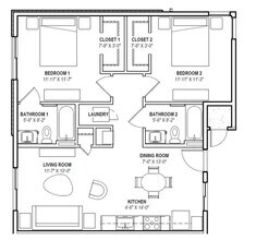2x2 C-3059 floor plan