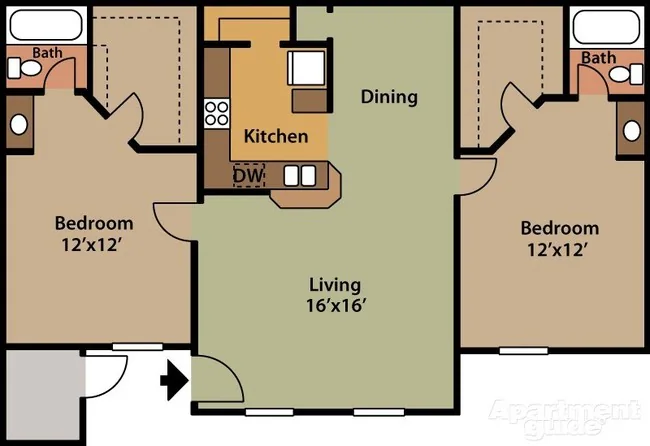 Unit 2123 2123 floor plan