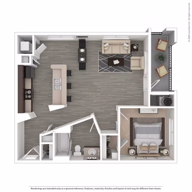 Unit 2052 3114 floor plan