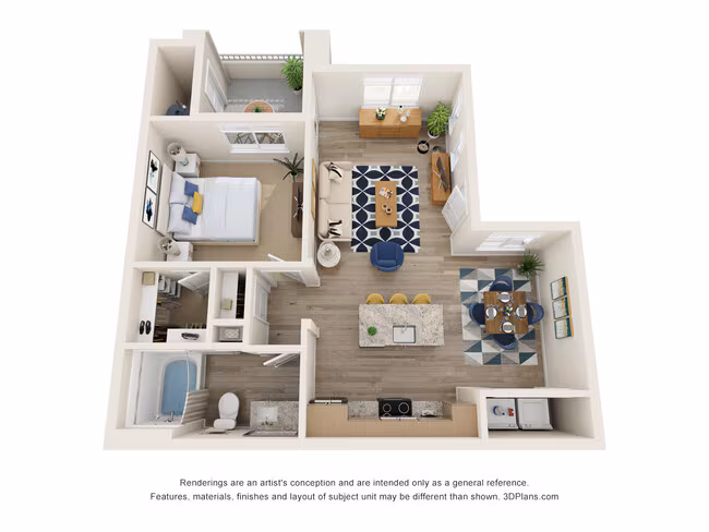 Unit 1045 3046 floor plan