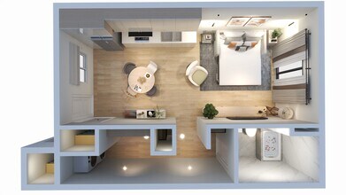 Studio 2409 floor plan