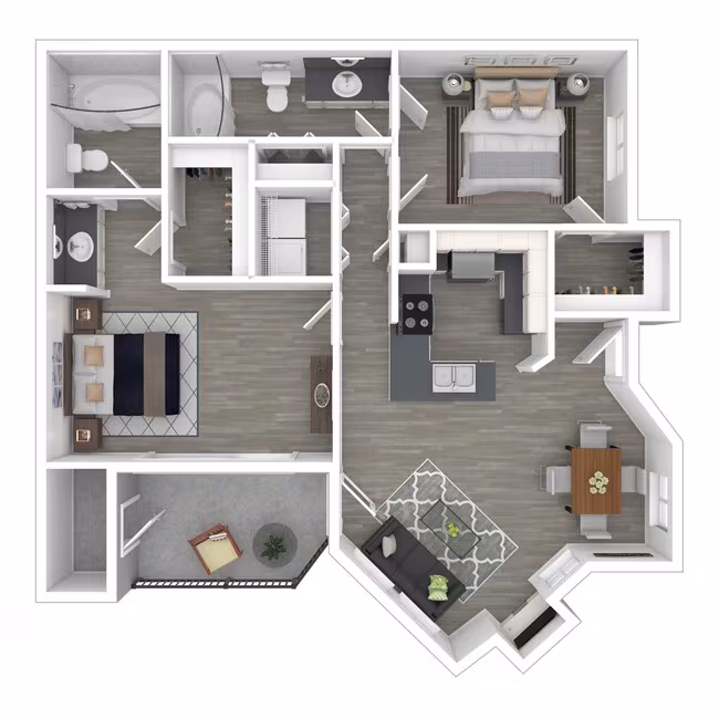 Unit AUCMUR 2052 floor plan
