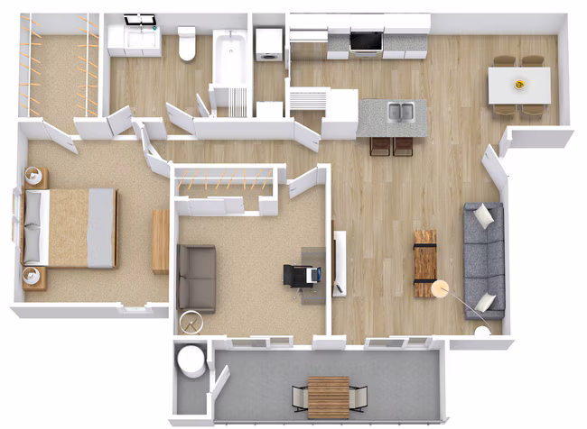 Unit 1021 2021 floor plan