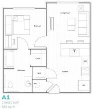 A1 Private floor plan