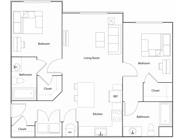 B1 Private floor plan