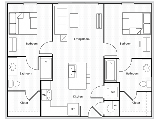 B2 Private floor plan