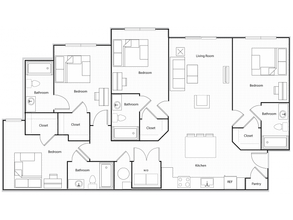 D1 Private floor plan