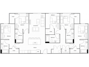 E1 Private floor plan