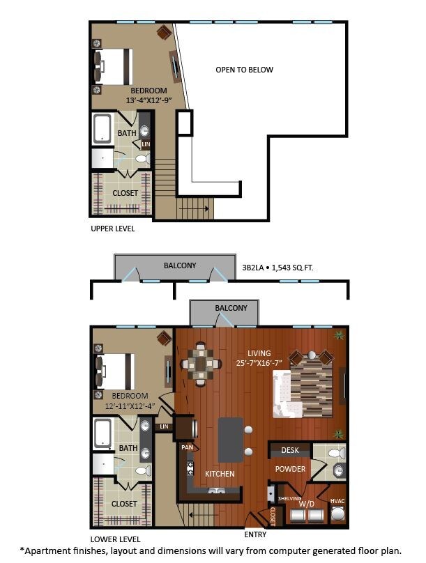 3B2L B5117 floor plan