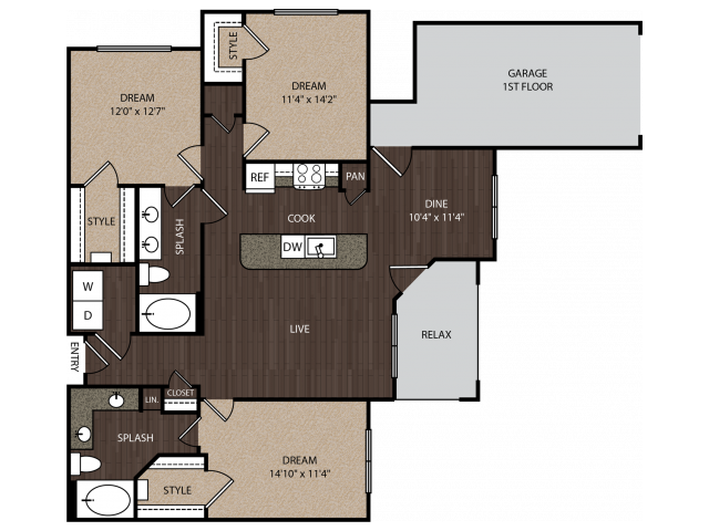 D1a1 03-03115 floor plan