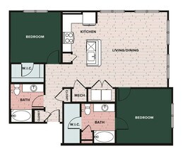 Unit 1131 1131 floor plan