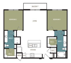 Unit 1439 1439 floor plan