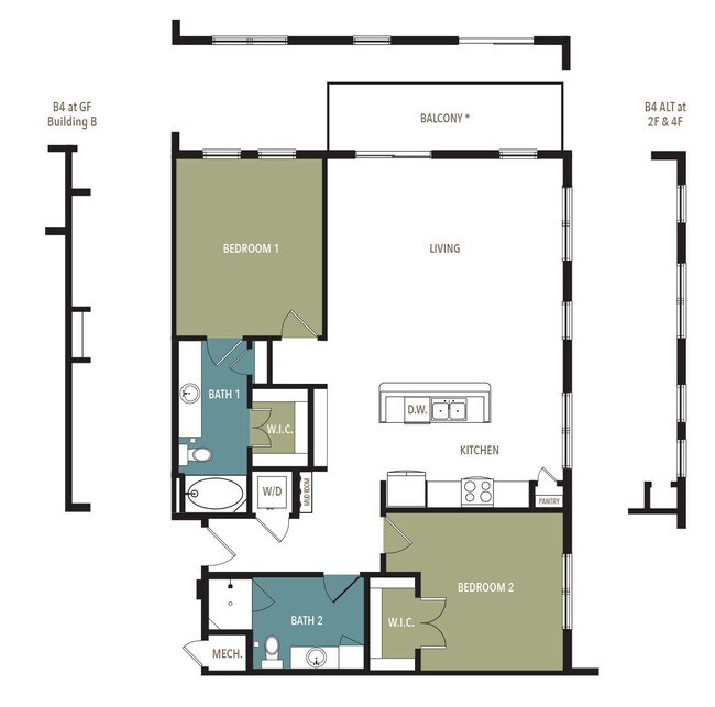 Unit 1227 1227 floor plan