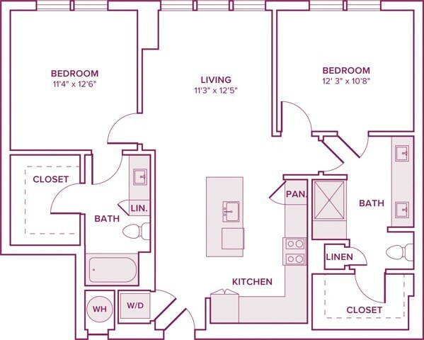 B09 1-307 floor plan