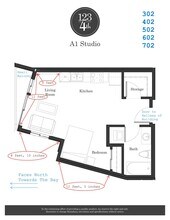 A1 302 floor plan