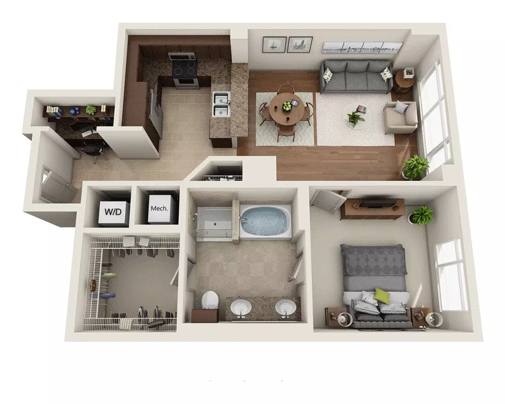Unit 412 412 floor plan