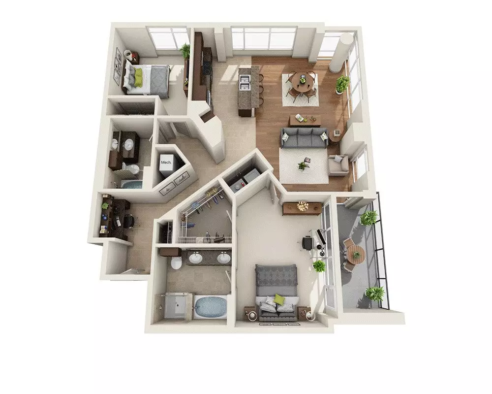 Unit 1905 1905 floor plan