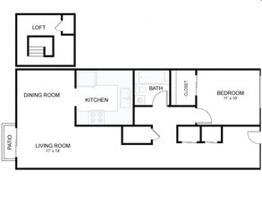 1x1 12-104 floor plan