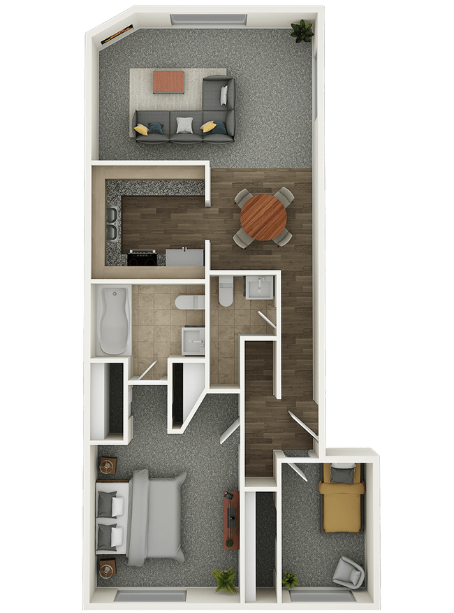2x2 22-109 floor plan