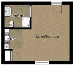 Studio A17 floor plan