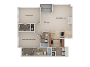 2X2-Revo RC293 floor plan
