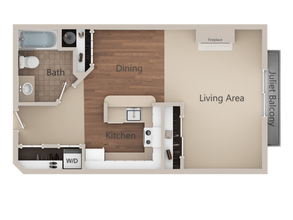 Studio-Metropolitan A112 floor plan