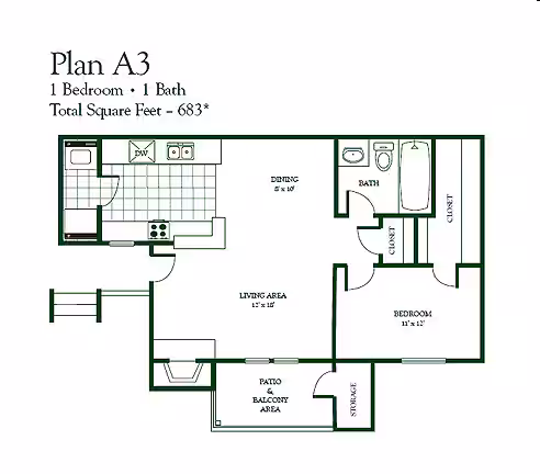 Unit 416 416 floor plan