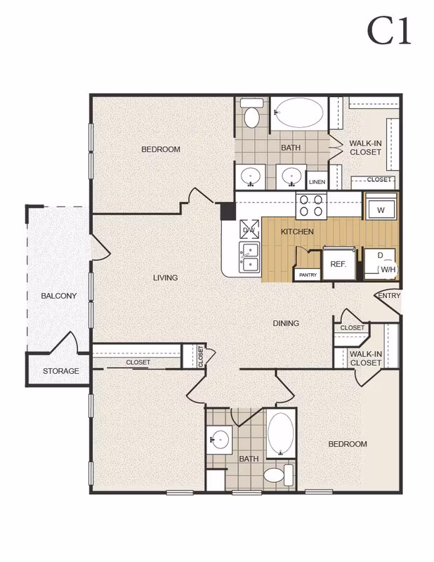 Unit 23-23300 05-5100 floor plan