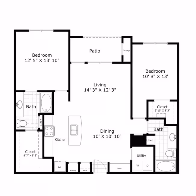 Unit 3308 11306 floor plan