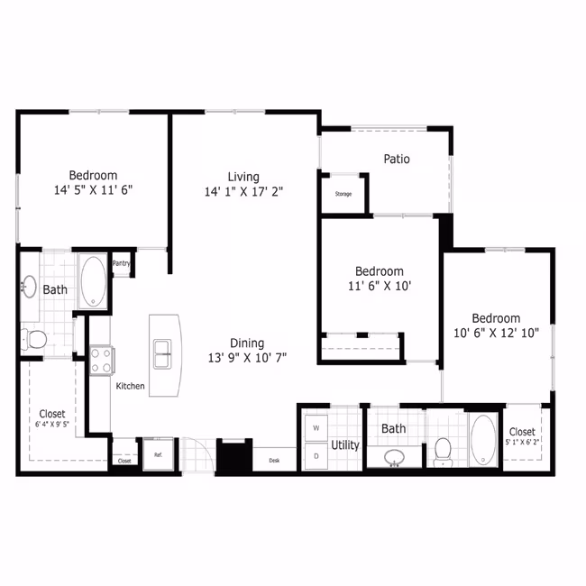Unit 9301 9301 floor plan