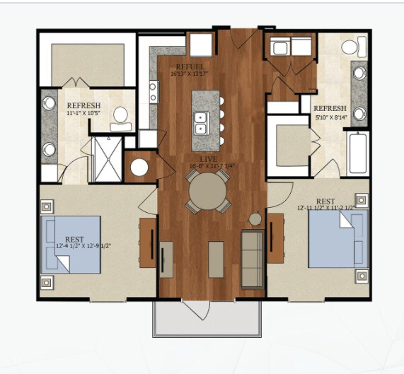 B6 5307 floor plan