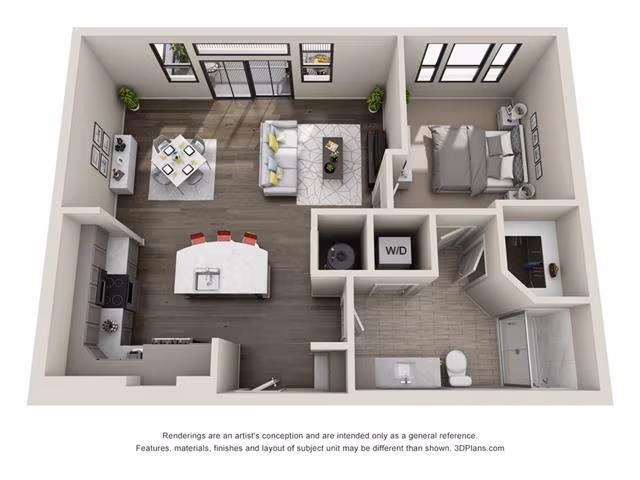 Unit 2-439 2-439 floor plan