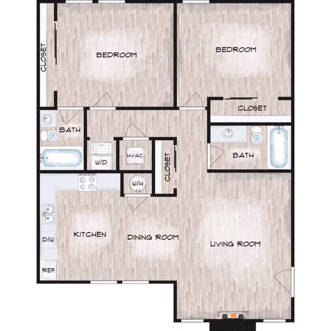 B2 A206 floor plan