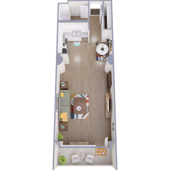 Unit 307 604 floor plan