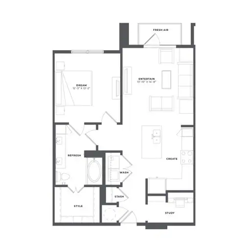 A5 1-1305 floor plan