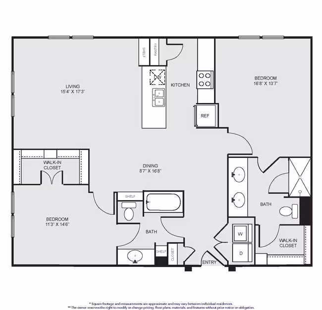 Unit 1450 1326 floor plan