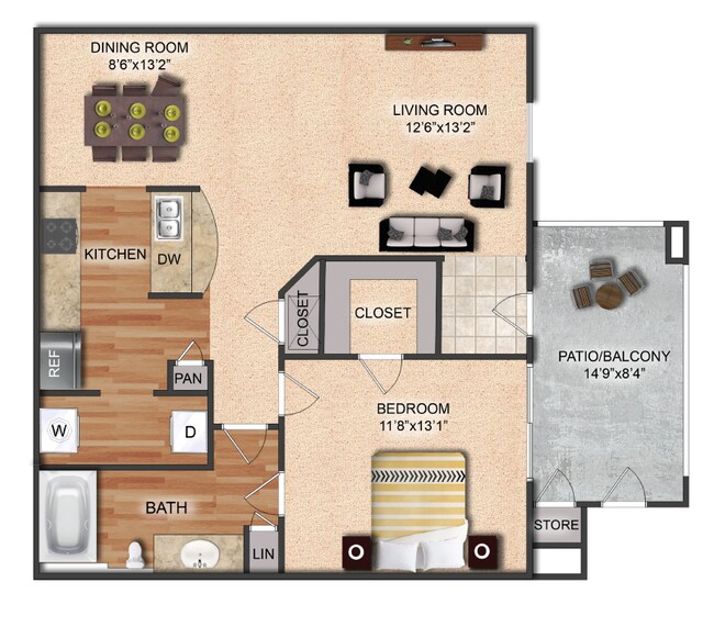 A2 734 floor plan