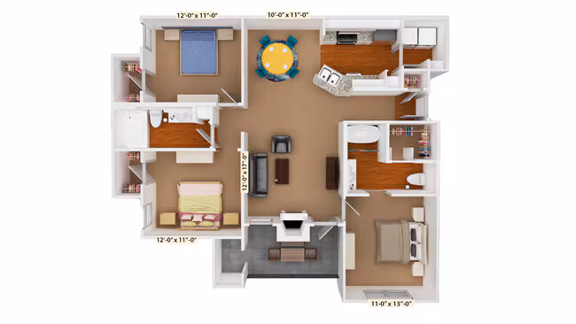 Unit 1528 1528 floor plan