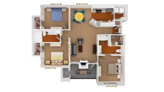C1 1525 floor plan