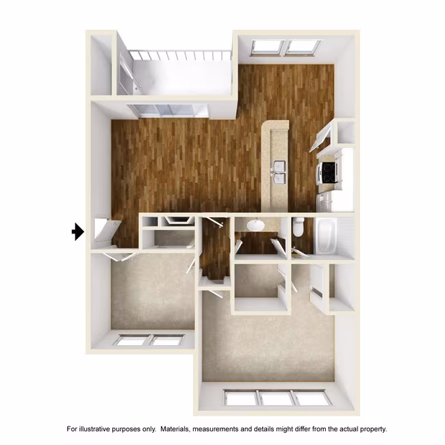 Unit 126W 126W floor plan