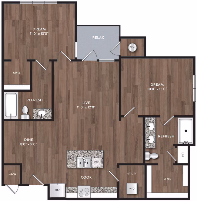 Unit 3250 4140 floor plan