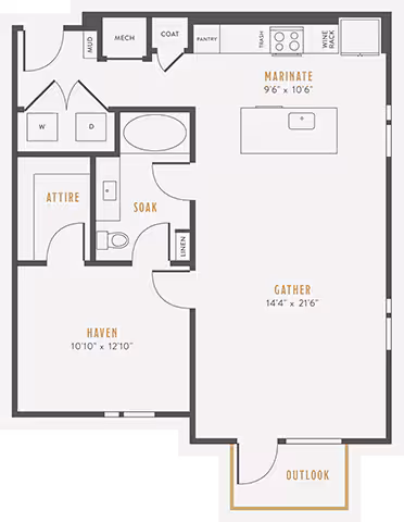 Unit 1200 1200 floor plan