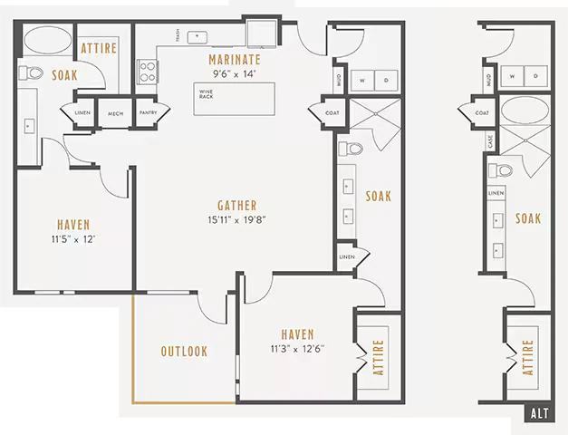 B5 4244 floor plan