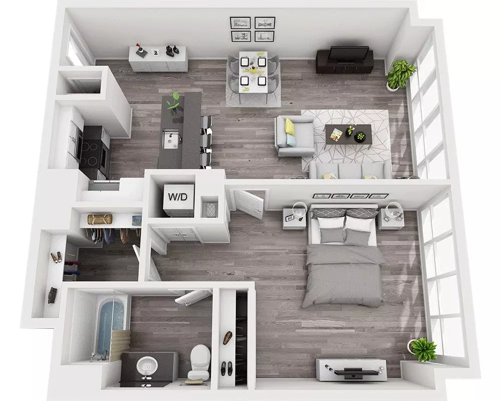 1BR/1BA SI FL15-ID775 floor plan