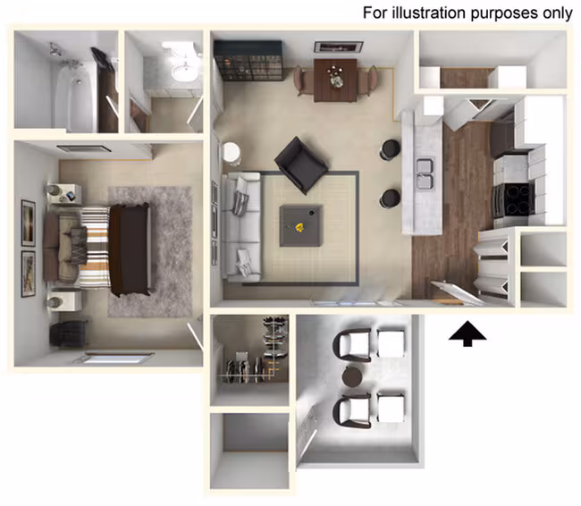 A1 U-1-U-207 floor plan