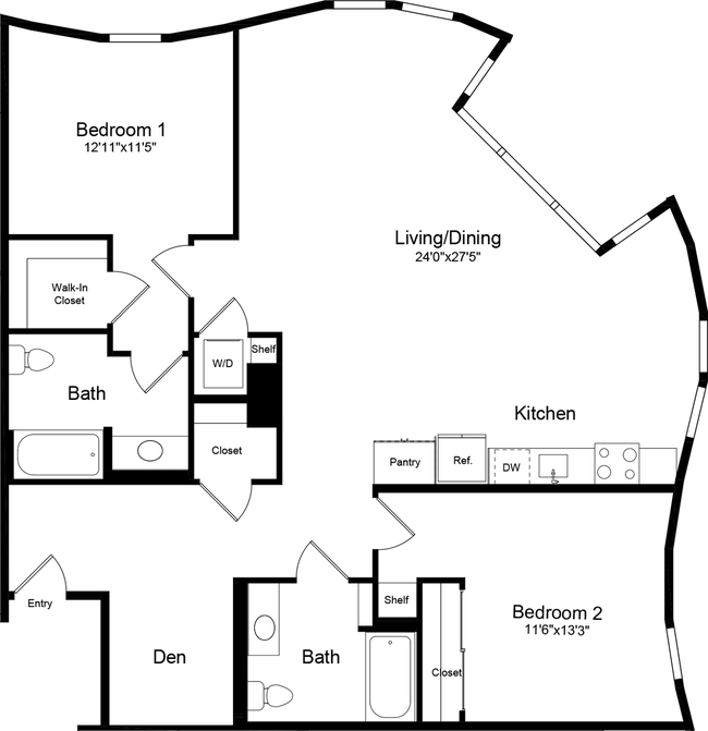 2D 2-426 floor plan