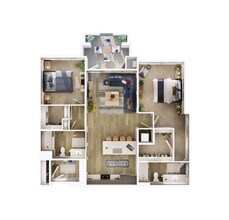 Unit 1221 1221 floor plan