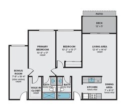 B4 Columbia-203C floor plan