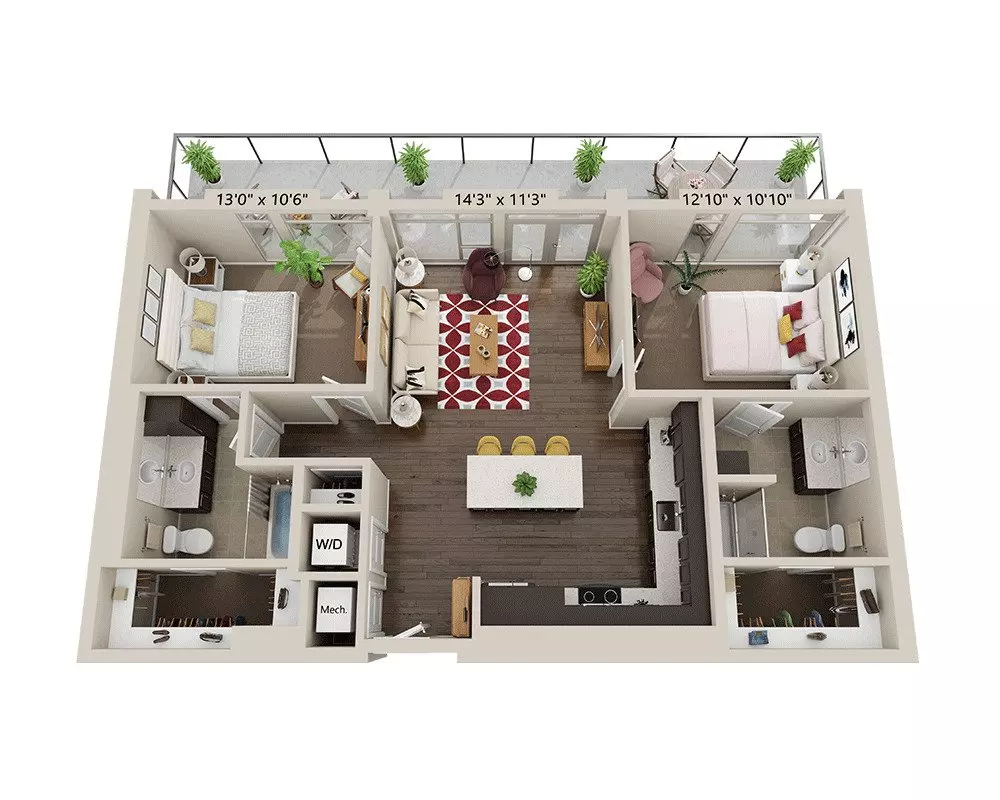 Unit 315 315 floor plan